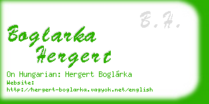 boglarka hergert business card